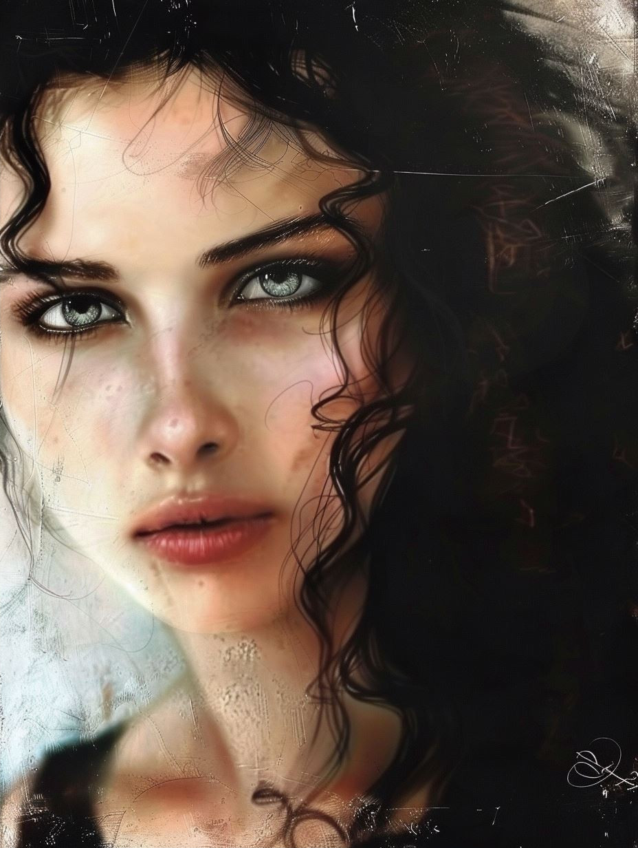 Ethereal Dark Portraiture Study - Image 2