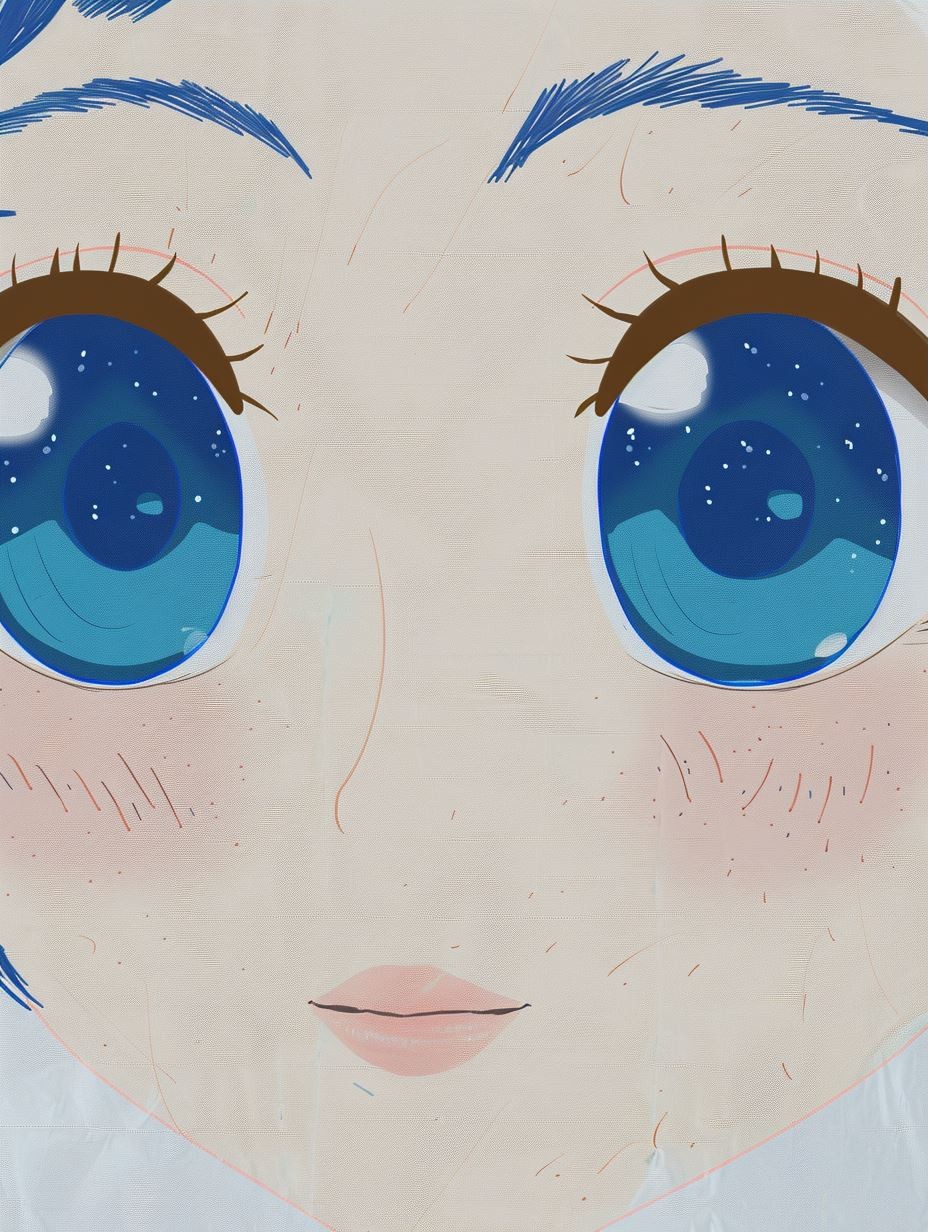 Melancholy Blue Dream Portrait - Image 3
