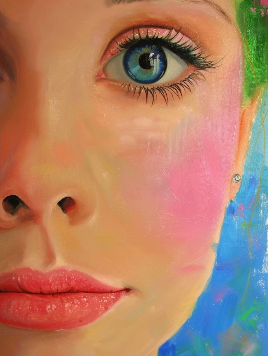 Prismatic Portrait of Vivid Emotion - Image 2