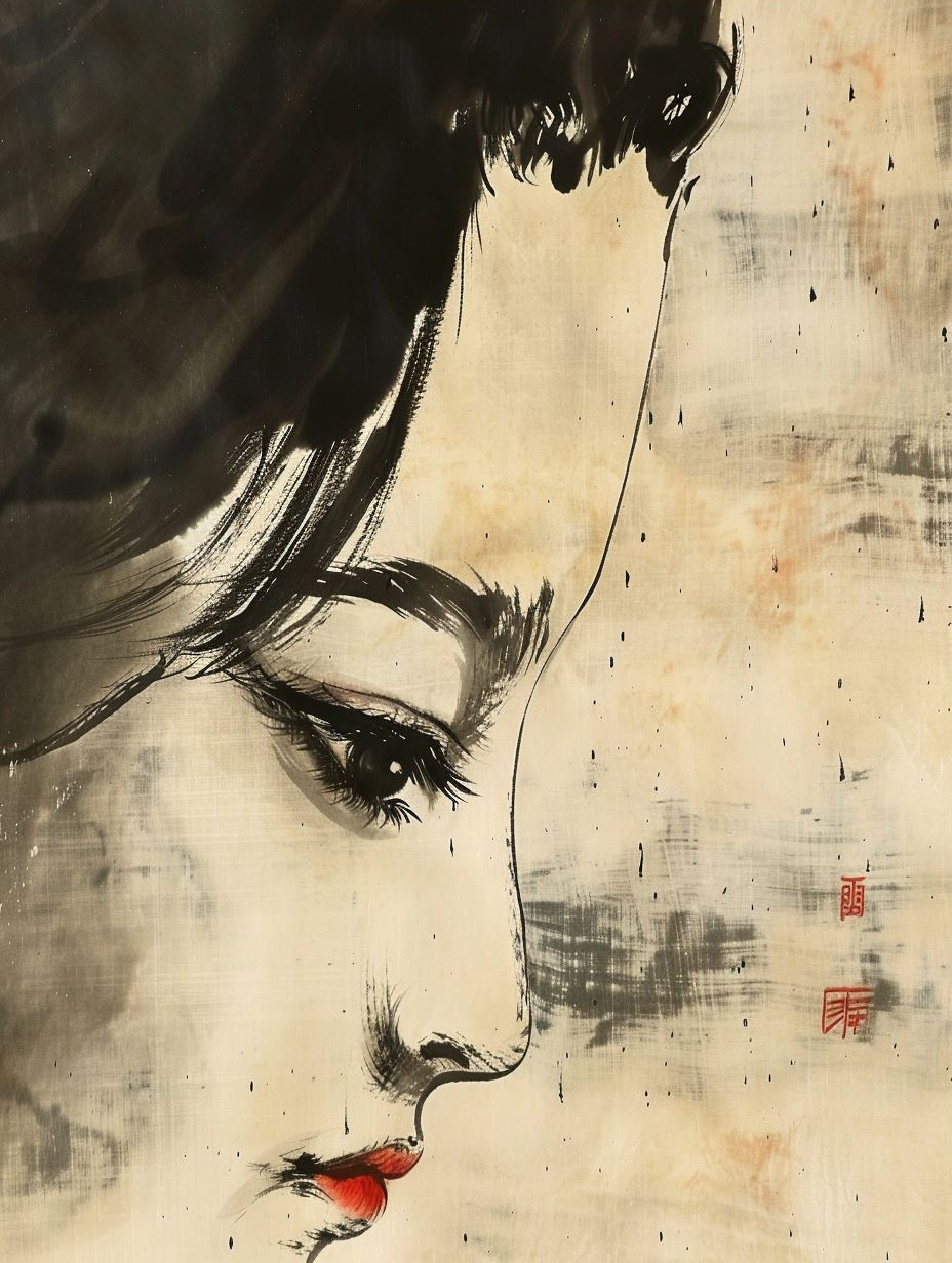 Ink Whispers: Four Faces of Elegance - Image 3