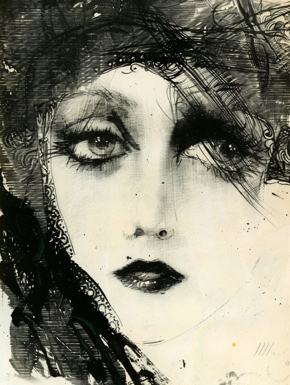Haunting Ink Portrait Studies - Image 3