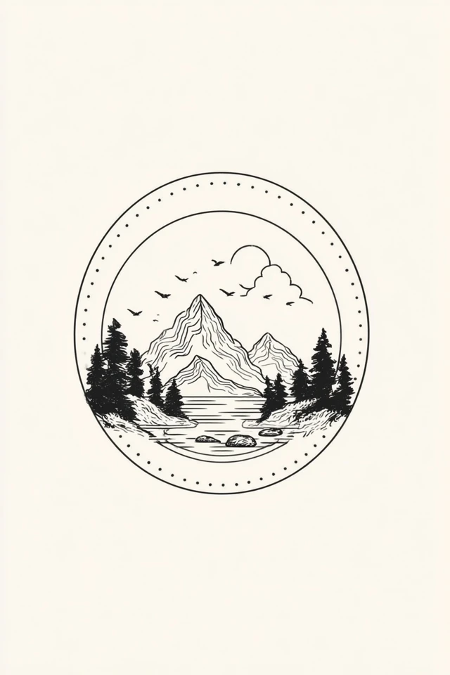 Classic Line Portrait - Image 2