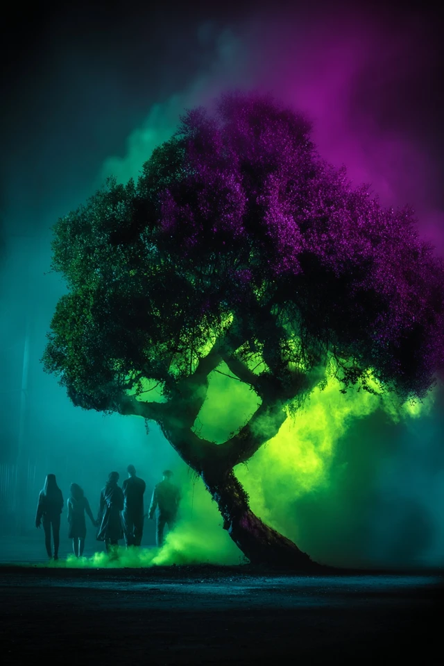 Neon Dreams: A Surrealist Collage - Image 5