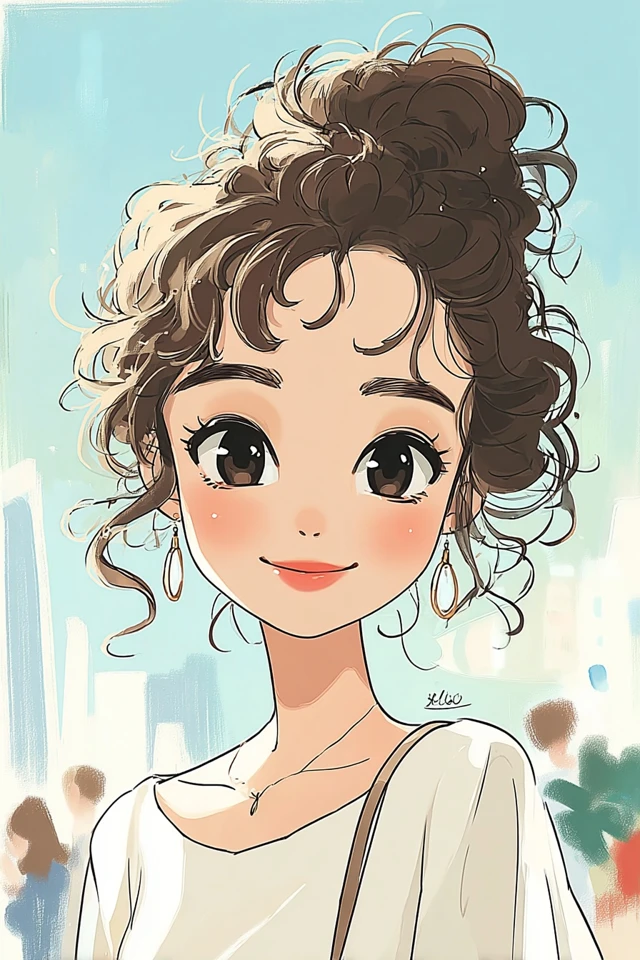 Soft Pastel Anime Charm - Image 1
