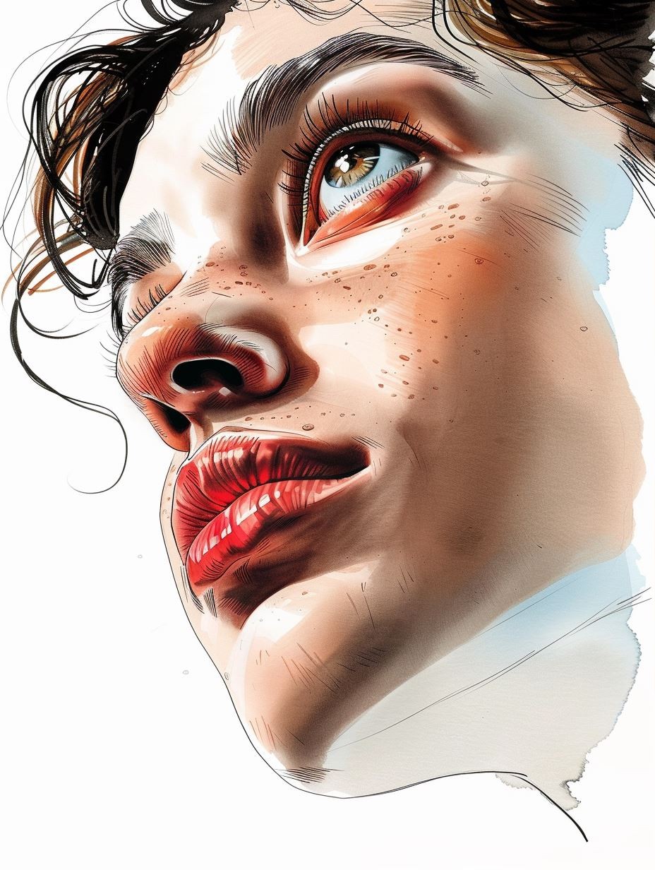Luminous Freckled Gaze - Image 3