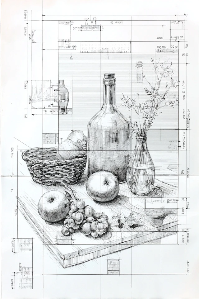 Architectural Anatomy Sketch - Image 3