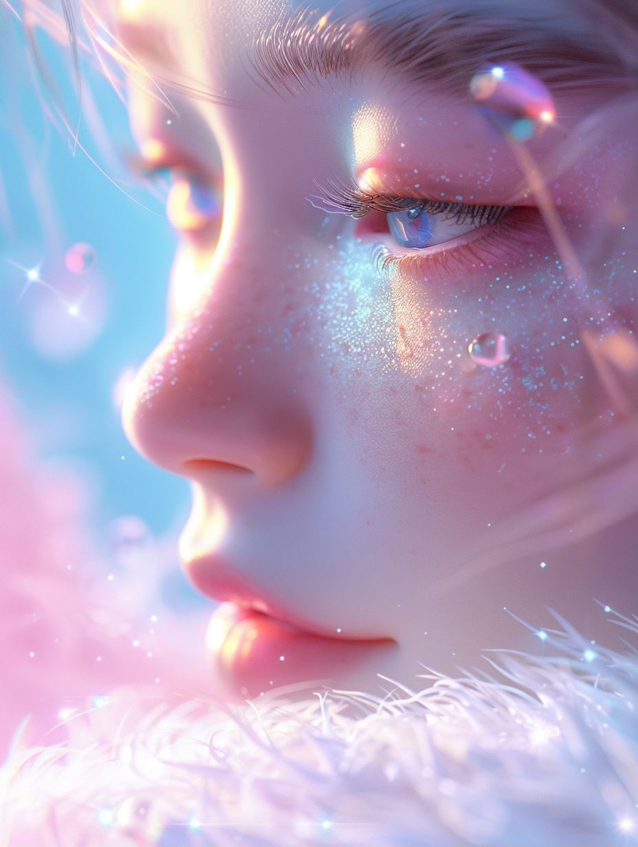 Ethereal Dream of Water Lilies - Image 1