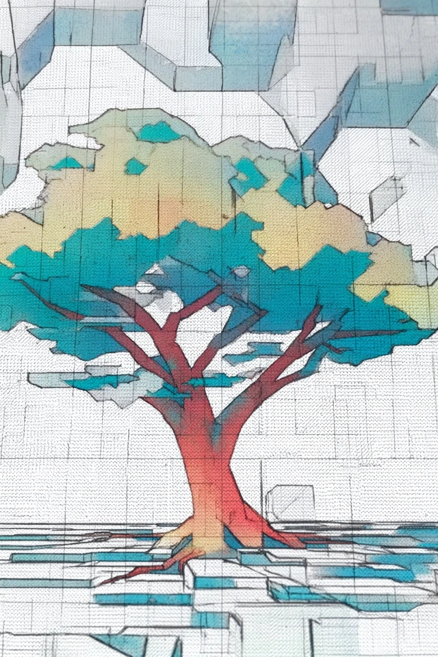 Geometric Dreams in Digital Fragments - Image 5