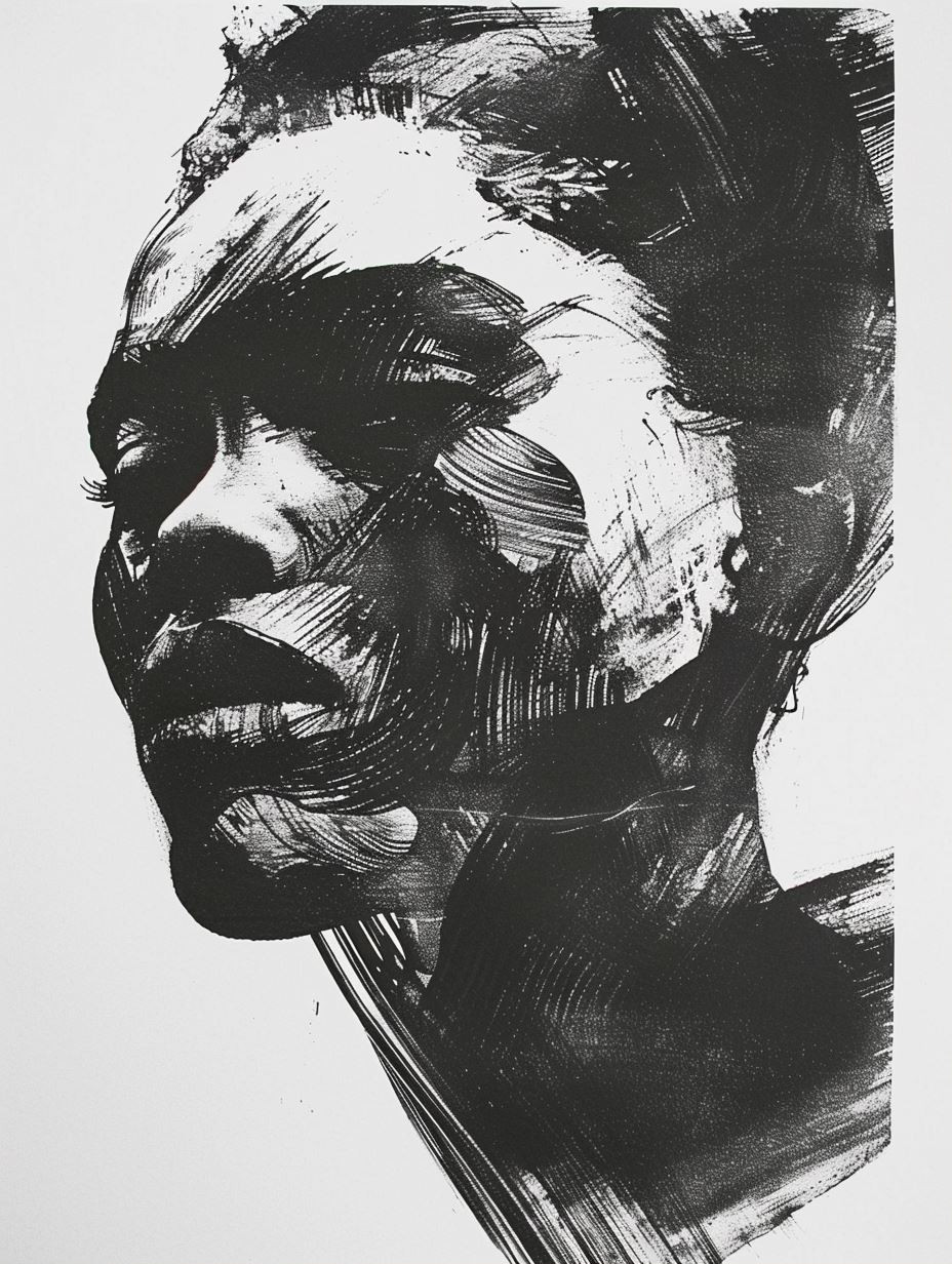 Fragmented Souls: Abstract Portrait Series - Image 1