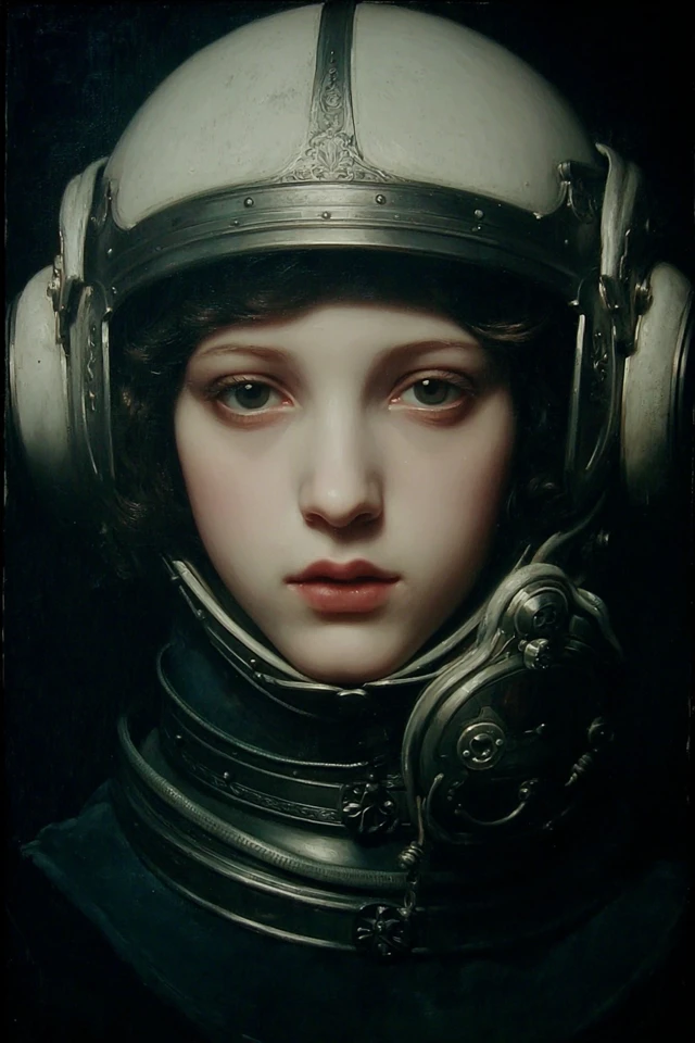 Celestial Steampunk Portrait - Image 1