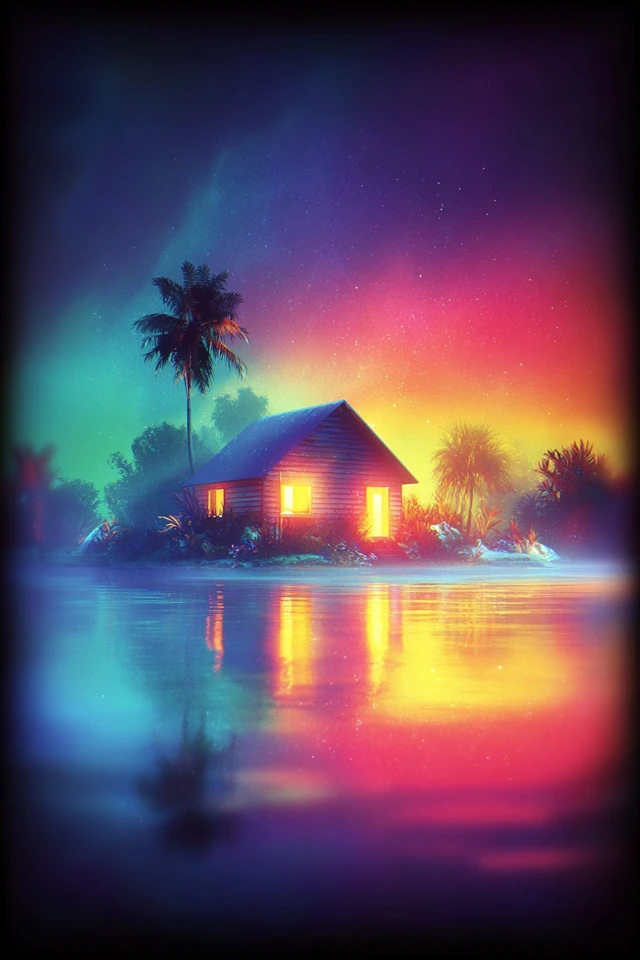 Vibrant Dreams in Neon Hues - Image 6