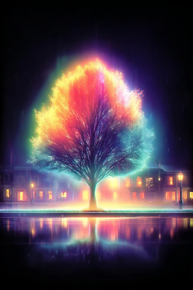 Vibrant Dreams in Neon Hues - Image 5
