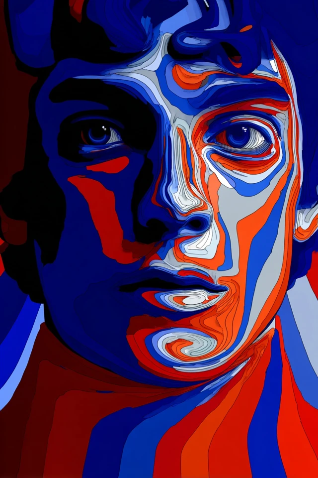 Liquid Psychedelic Portrait - Image 1