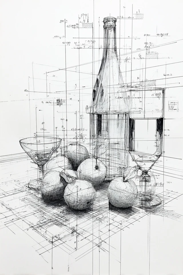 Precision in Pencil: Architectural Sketches - Image 3