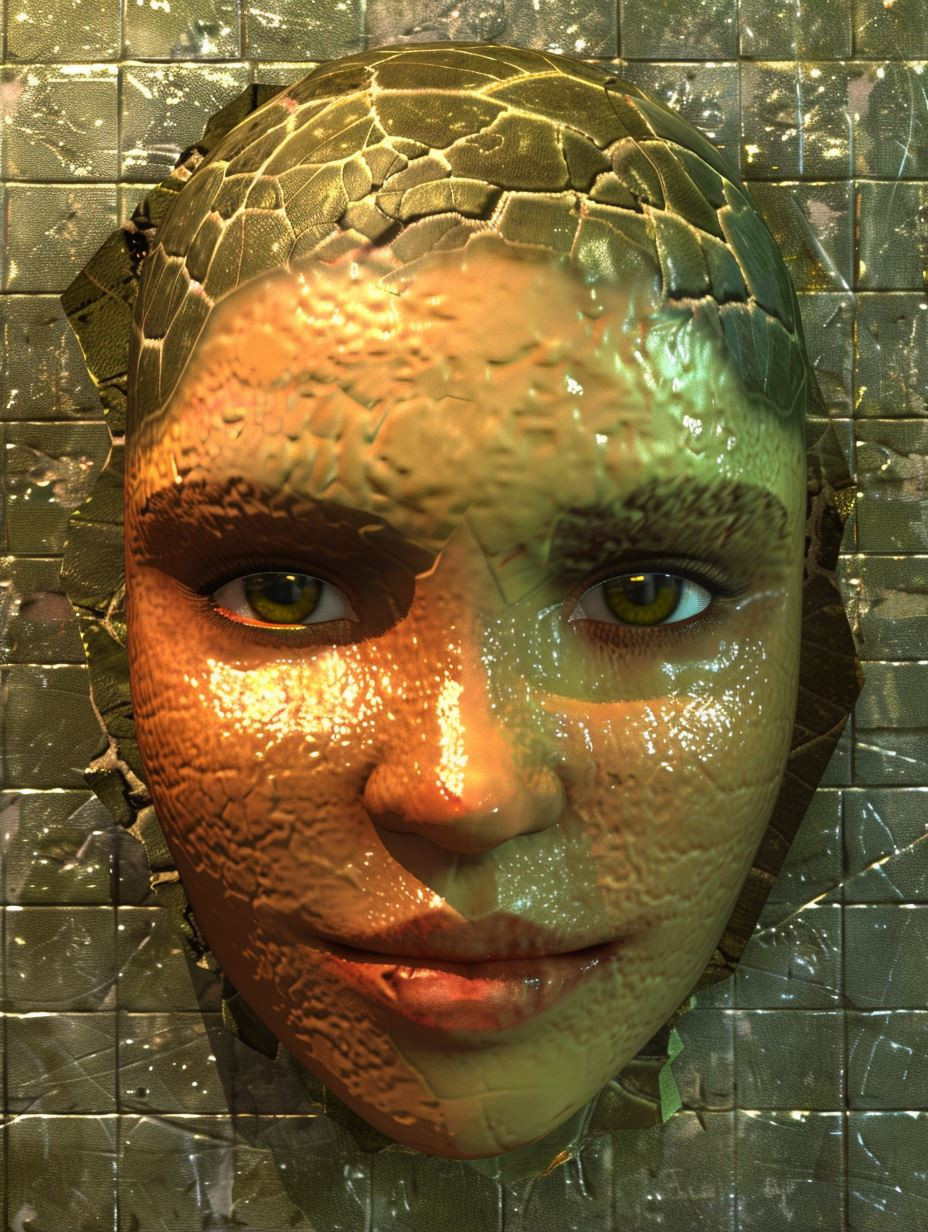 Ethereal Sculpted Stone Portraits - Image 2