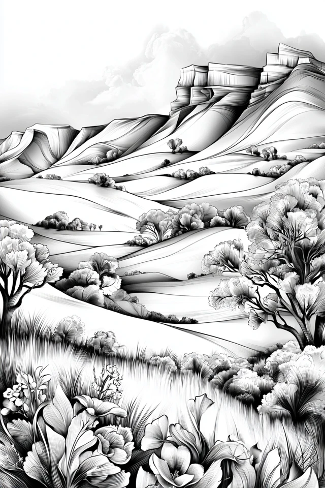 Artistic Harmony: A Collection of Line Art - Image 2