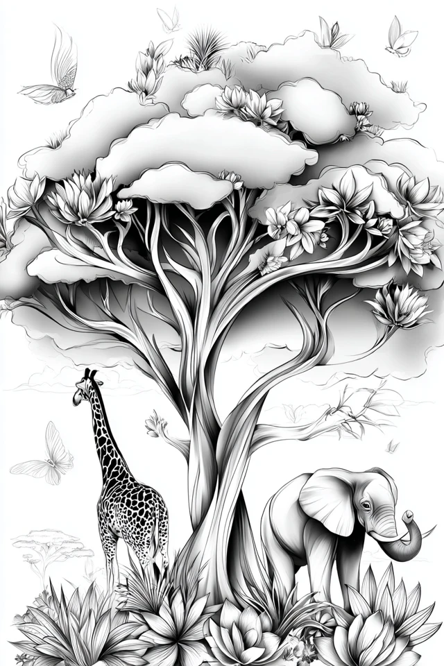 Artistic Harmony: A Collection of Line Art - Image 5