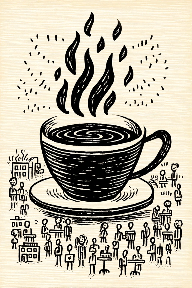 Whimsical Ink Sketches of Daily Life - Image 4