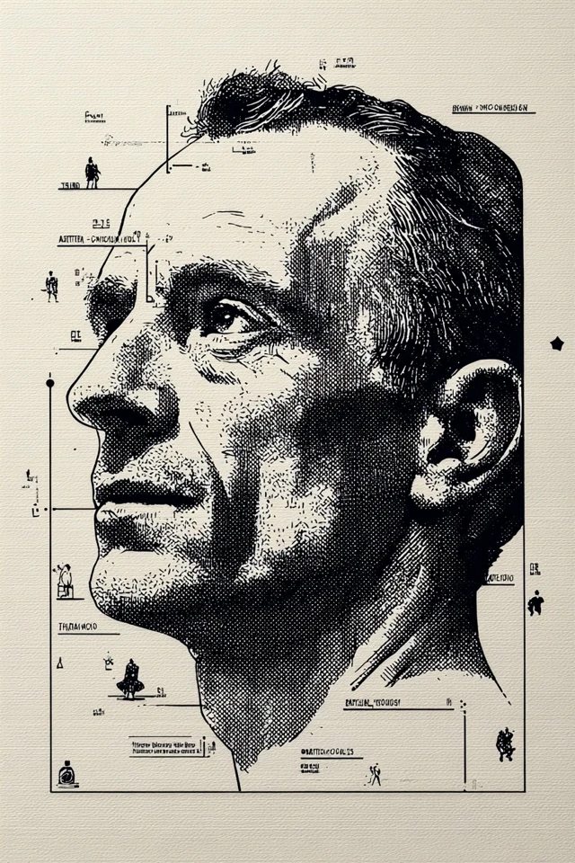 Precision in Ink: A Study of Form - Image 1