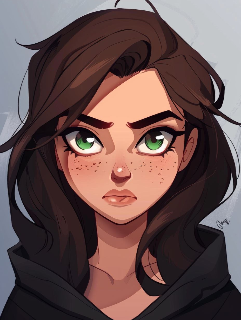 Heterochromatic Gaze Digital Portrait - Image 3
