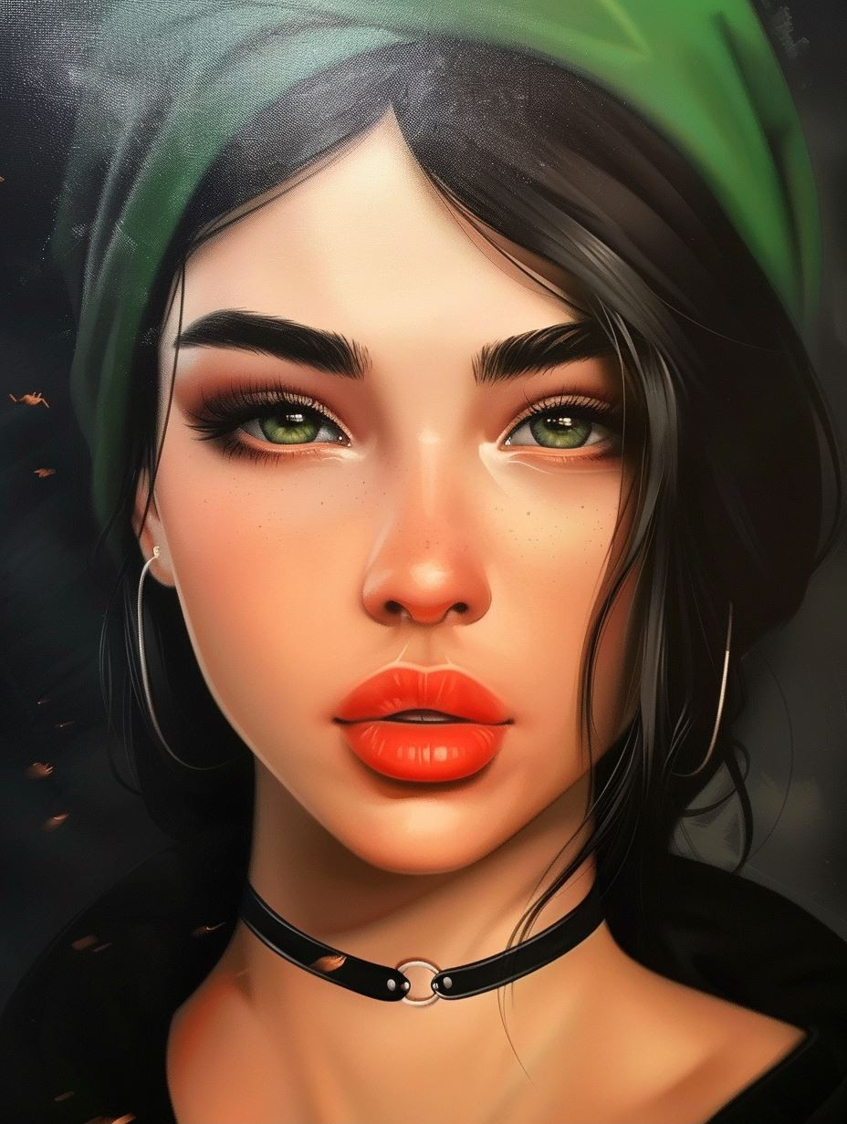 Ethereal Dark Digital Portraiture - Image 1