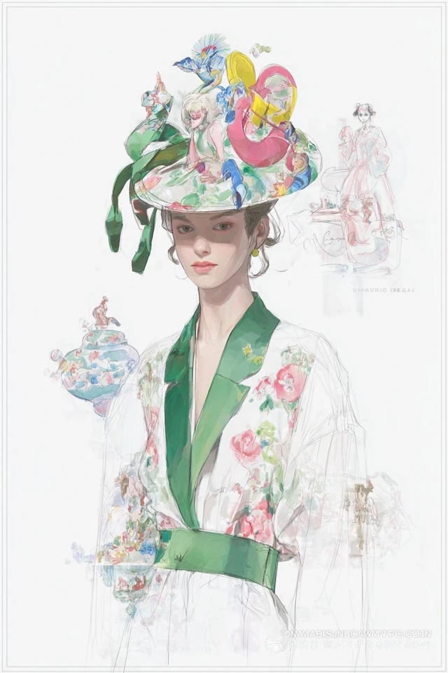 Whimsical Floral Couture - Image 1