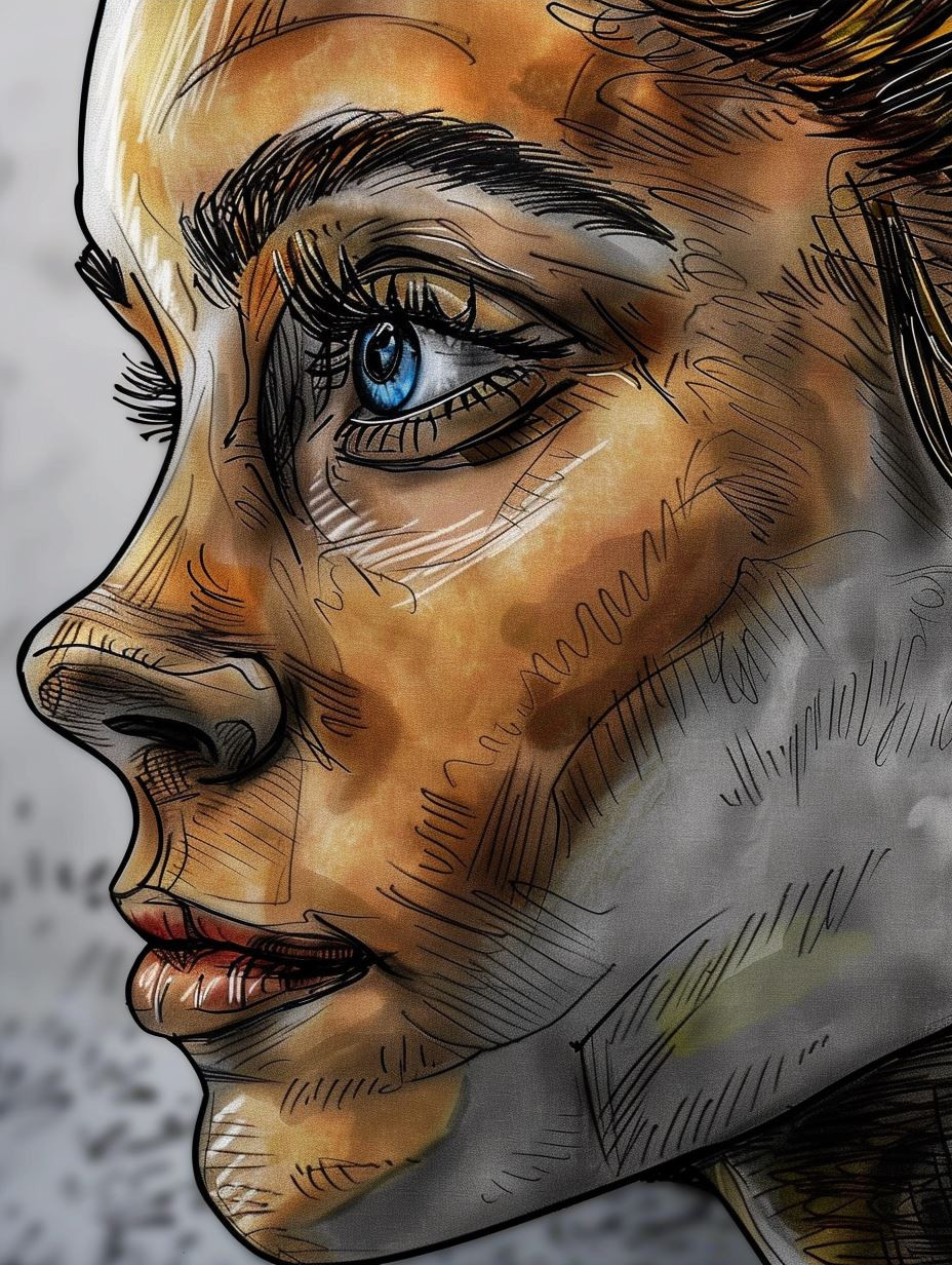 Gritty Graphite Gaze - Image 3