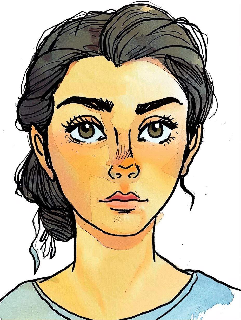 Expressive Digital Portrait Study - Image 1