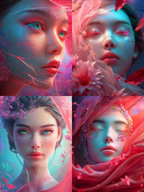 Ethereal Neon Dreams