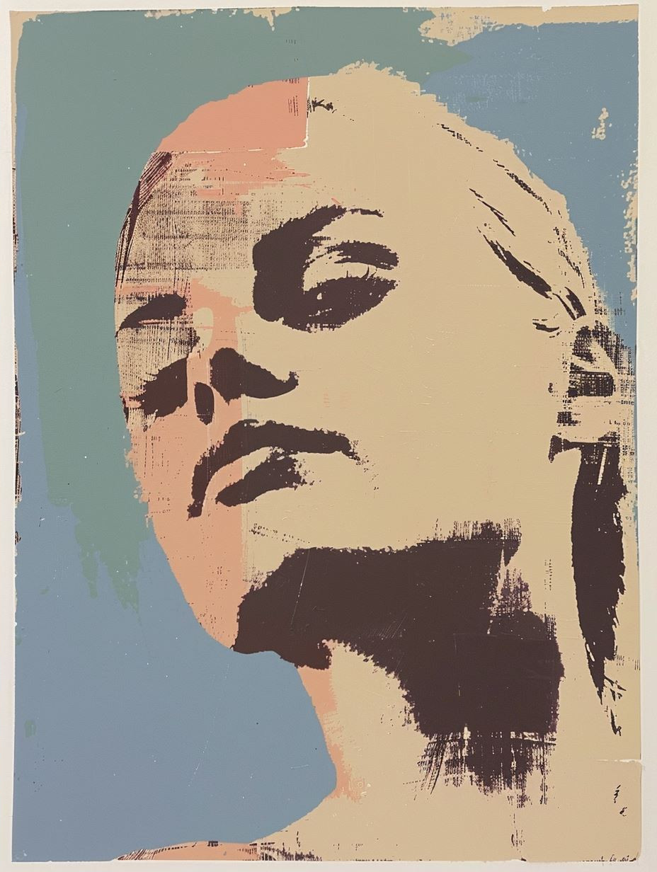 Abstract Pop Art Portrait Study - Image 2