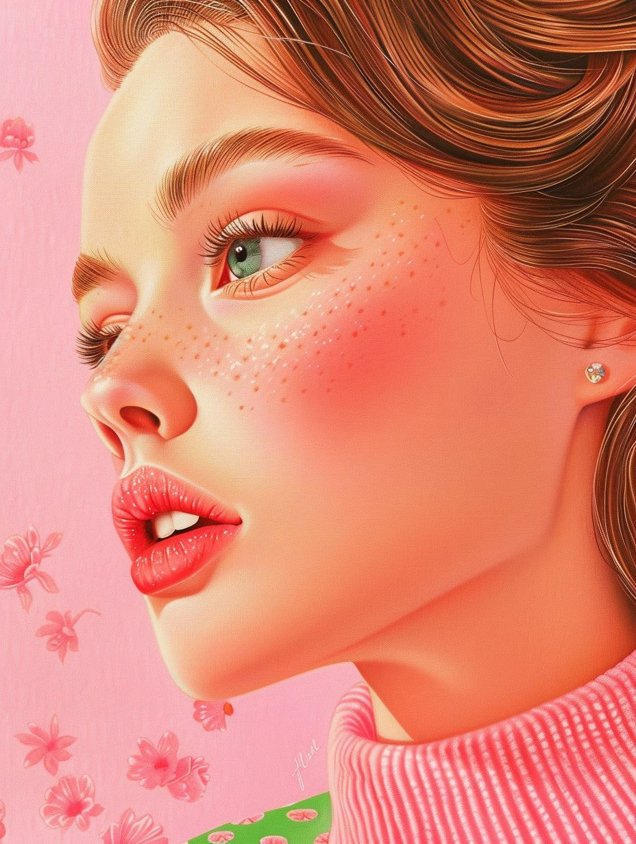 Radiant Visions in Pink - Image 3