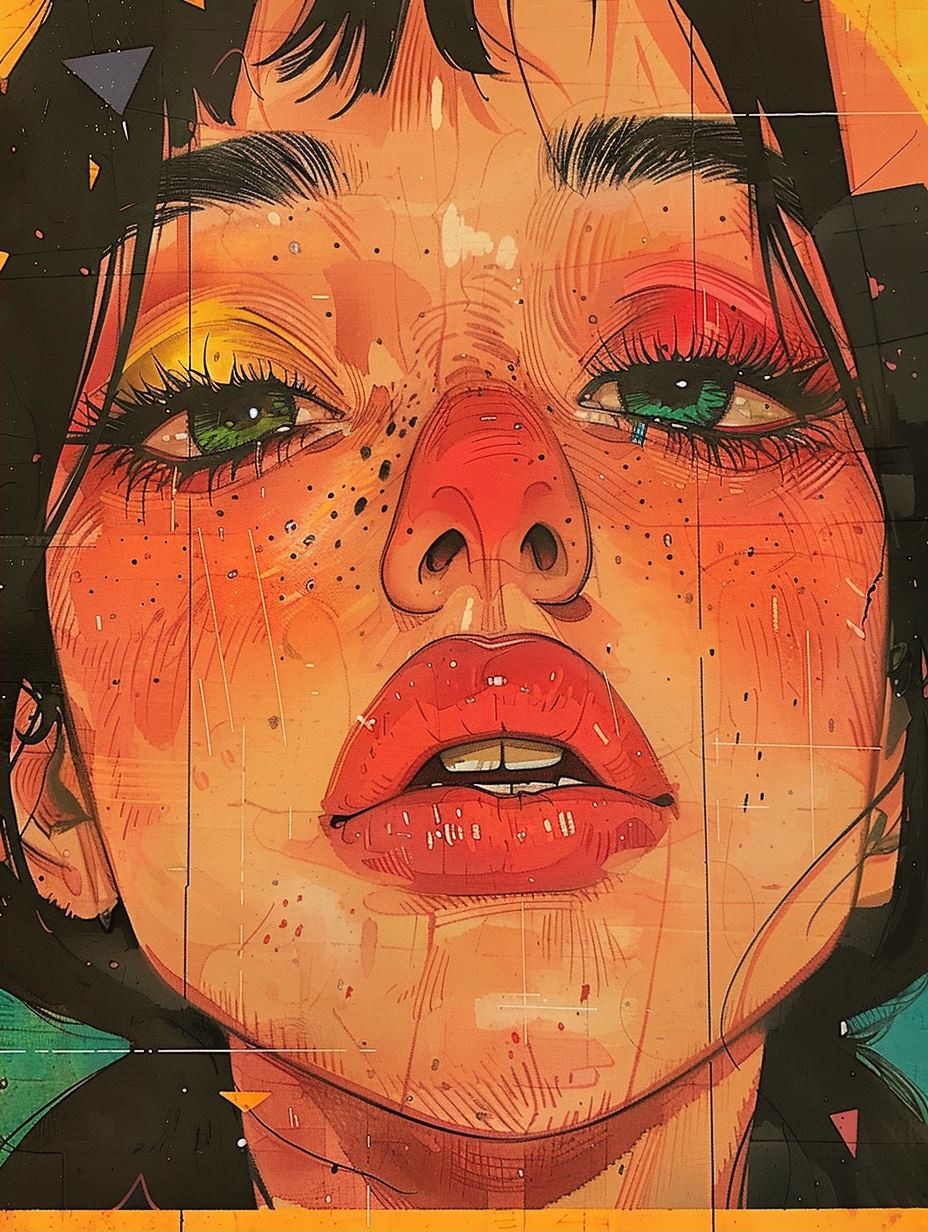 Urban Grunge Portrait Art - Image 2