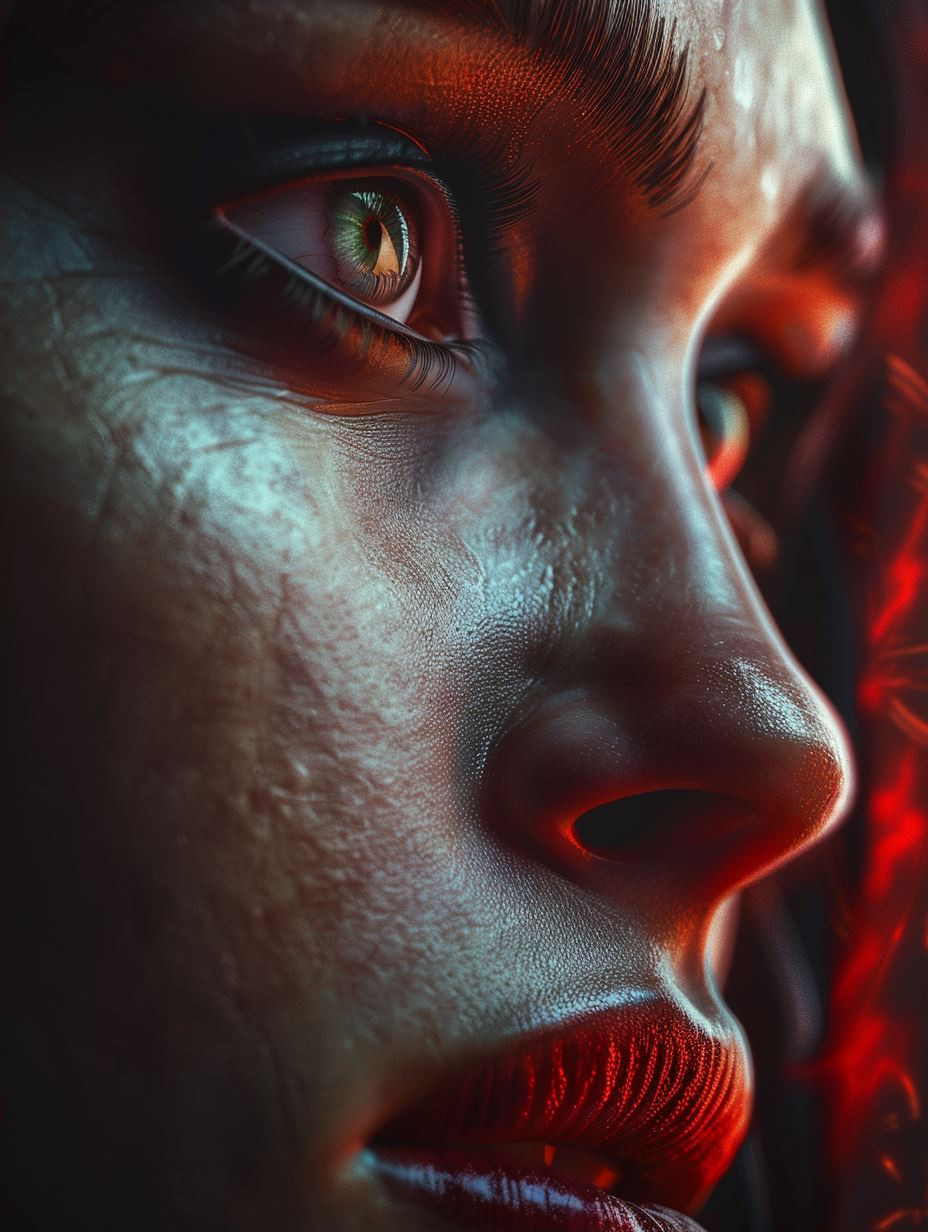 Dark Cinematic Cybernetic Portraits - Image 2