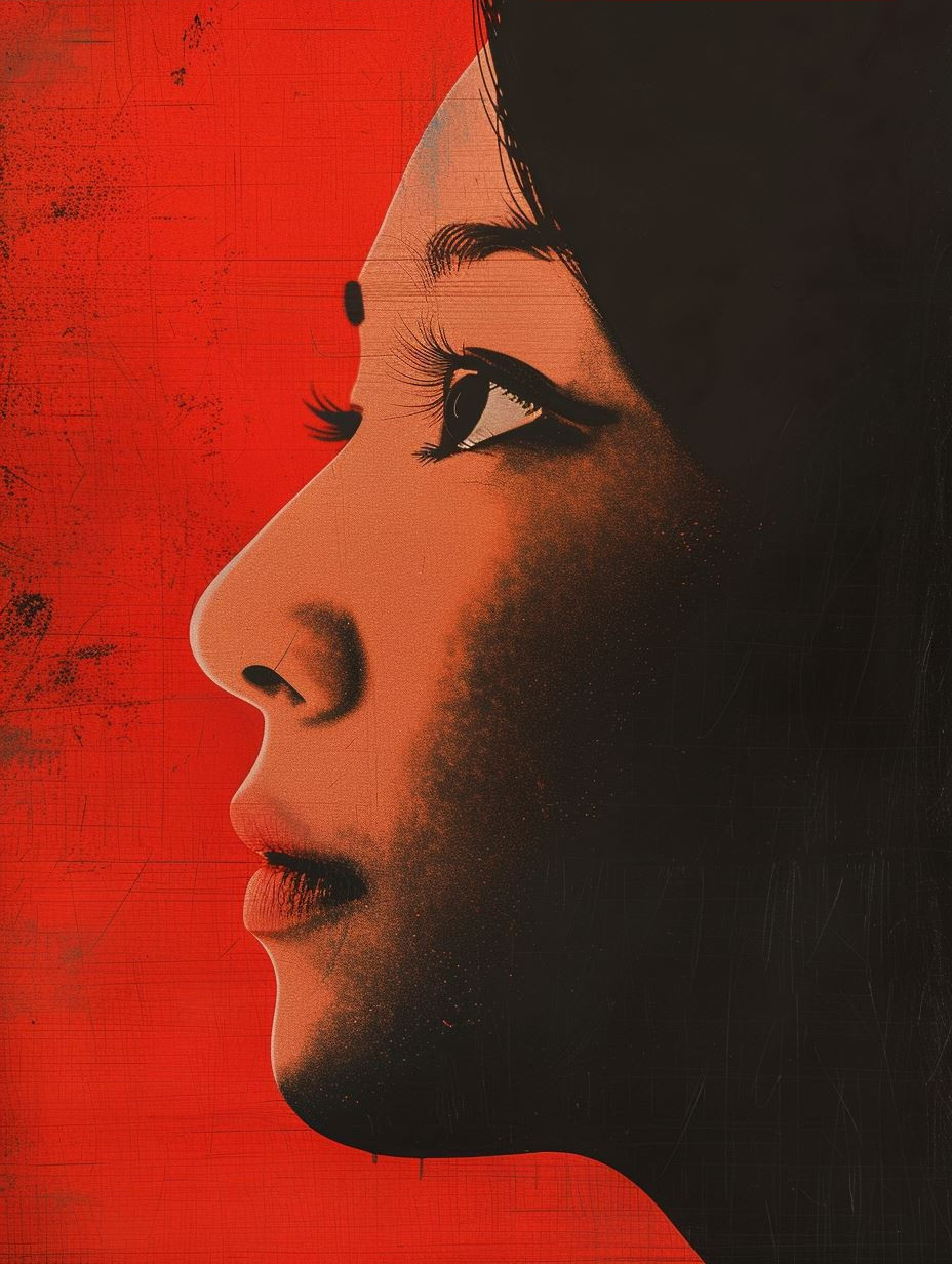 Crimson Shadows Cinematic Portraiture - Image 4