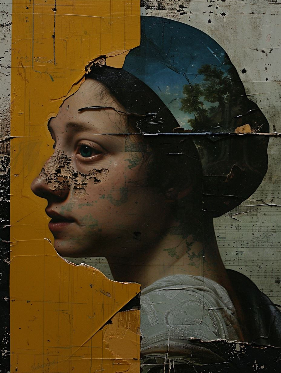 Fragmented Gaze of Golden Silence - Image 3