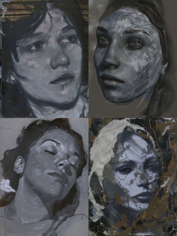 Moody Monochromatic Portrait Studies