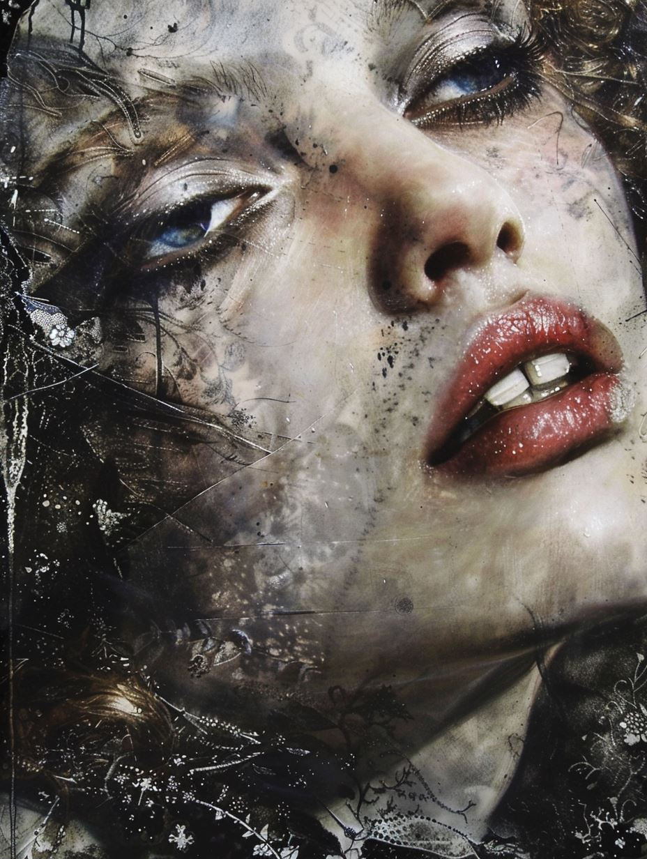 Ethereal Faces in Dark Water - Image 2