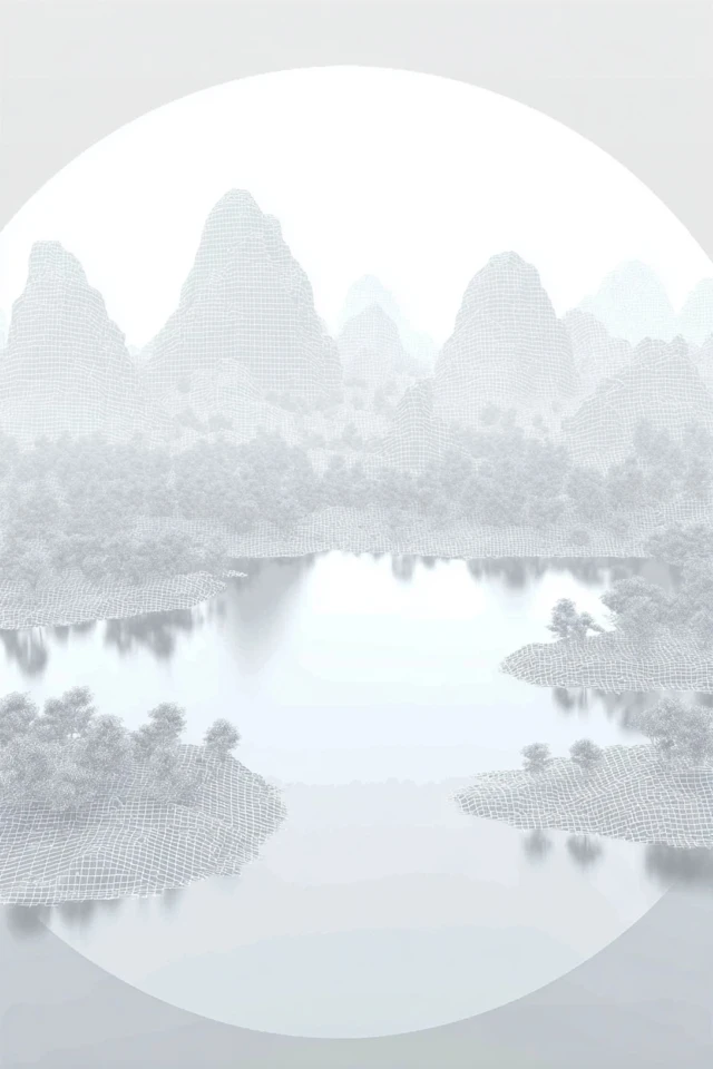 Ethereal Dot Matrix Portrait - Image 2