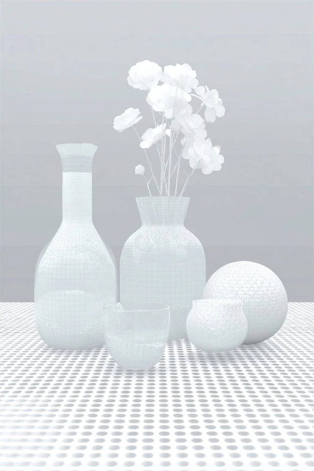 Ethereal Dot Matrix Portrait - Image 3