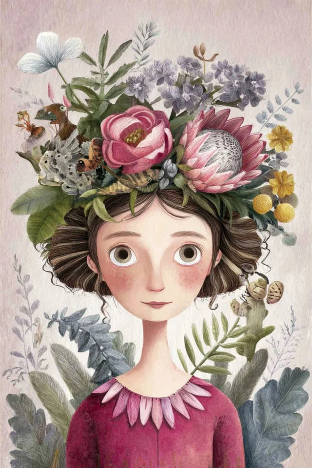 Whimsical Botanical Dreams - Image 1