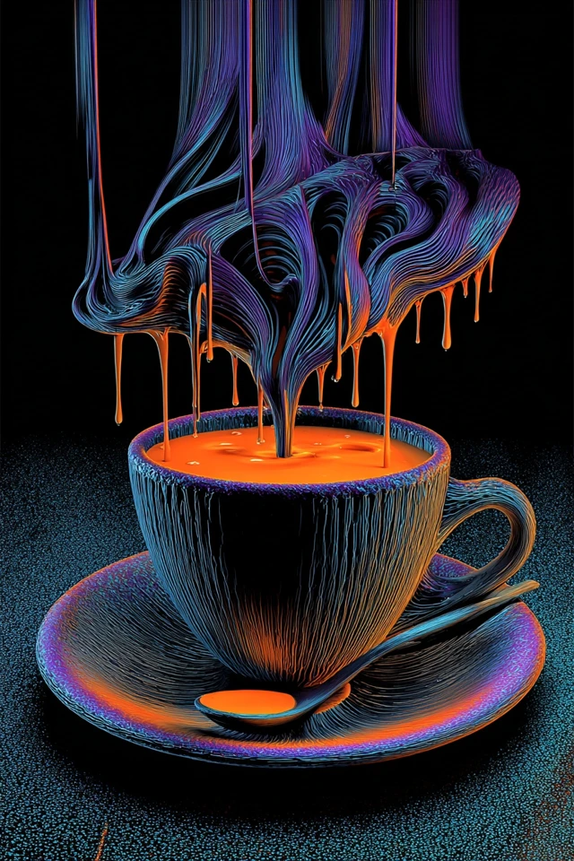 Neon Stipple Dream - Image 4