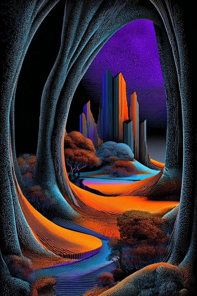 Neon Stipple Dream - Image 2