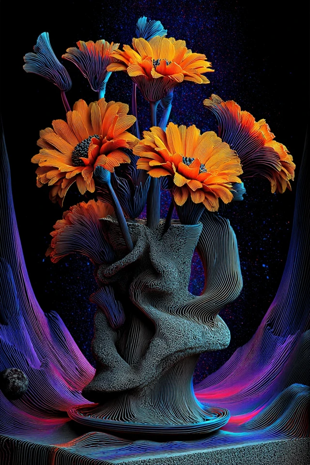 Neon Stipple Dream - Image 3