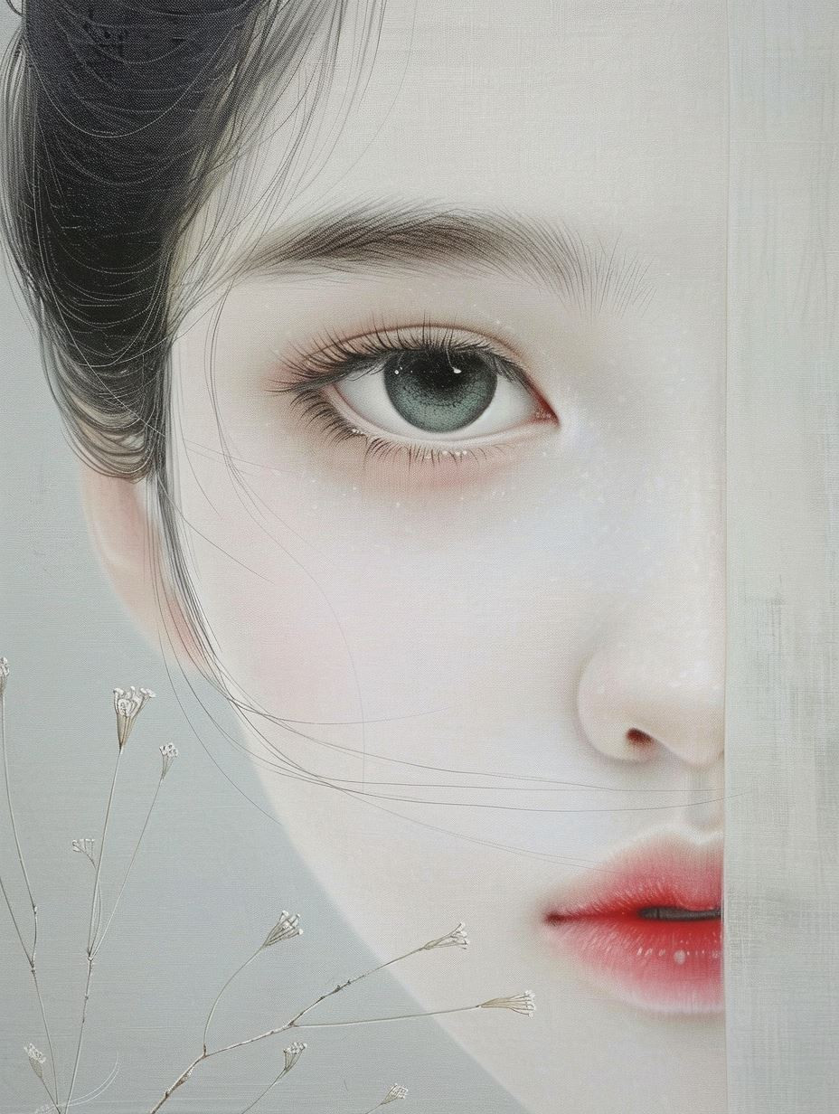 Ethereal Gazes: A Study of Serenity - Image 1