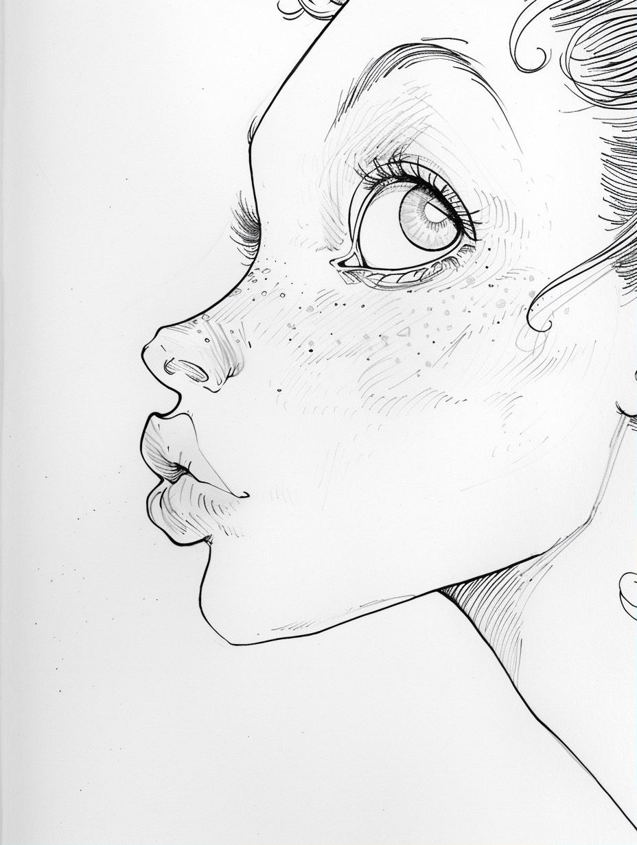 Whimsical Visions of a Freckled Muse - Image 1