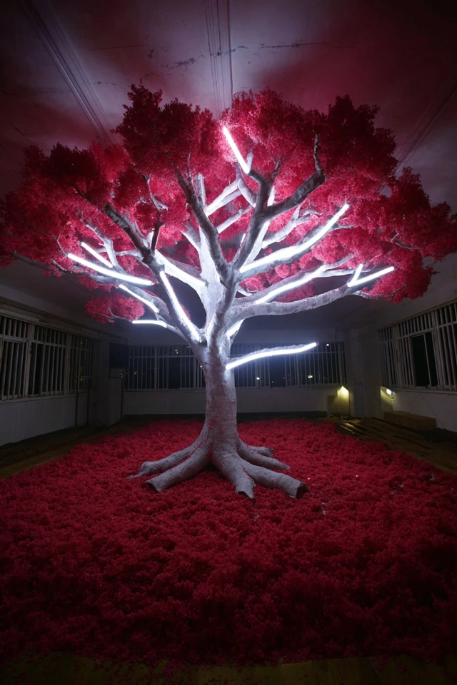 Crimson Dreams: A Surrealist Visual Journey - Image 5