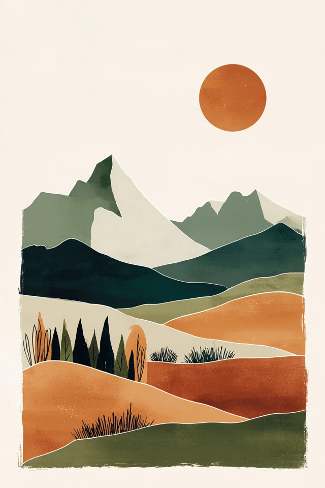 Earth Tone Botanical Bliss - Image 2
