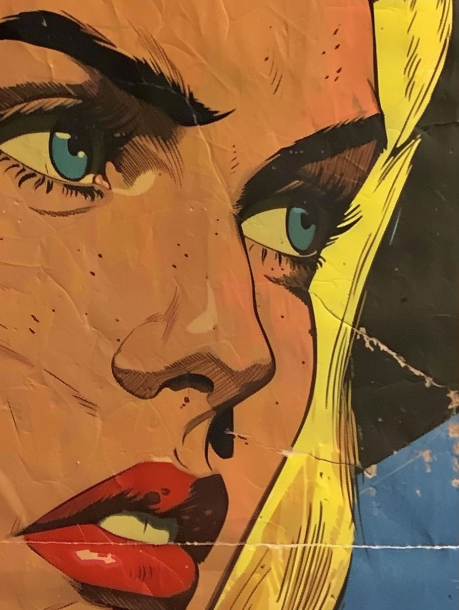 Vintage Comic Noir Femme Fatale - Image 3