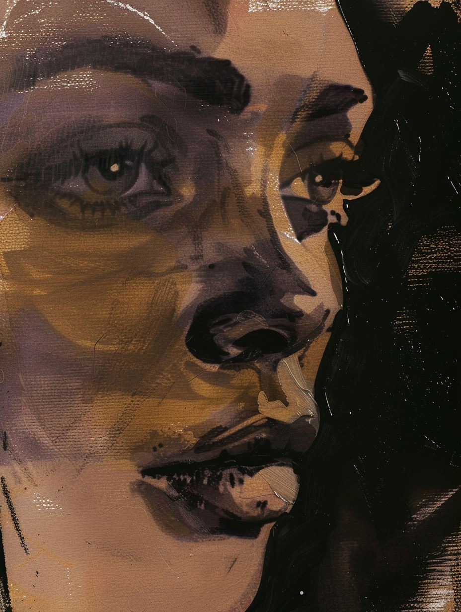 Moody Expressive Oil Portraiture - Image 1