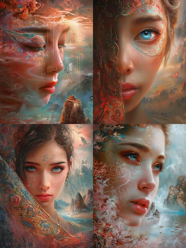 Ethereal Portraits of Dreamy Faces